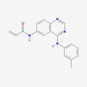 N-(4-m-Tolylamino-quinazolin-6-yl)-acrylamide