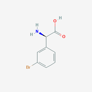 molecular formula C8H8BrNO2 B12441988 (R)-2-Amino-2-(3-bromophenyl)acetic acid 