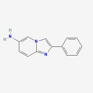 molecular formula C13H11N3 B12442183 2-Phenylimidazo[1,2-a]pyridin-6-amine 