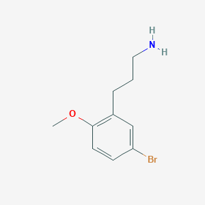 3-(5-Bromo-2-methoxyphenyl)propan-1-amine