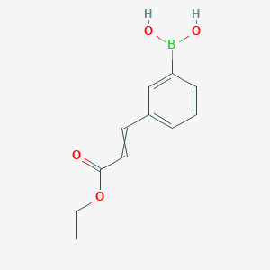 3-[(1E)-3-Ethoxy-3-oxoprop-1-EN-1-YL]phenylboronic acid