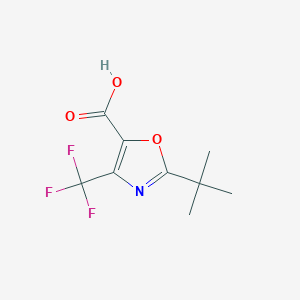 2-tert-Butyl-4-(trifluoromethyl)-1,3-oxazole-5-carboxylic acid