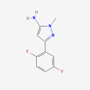 3-(2,5-Difluorophenyl)-1-methyl-1H-pyrazol-5-amine