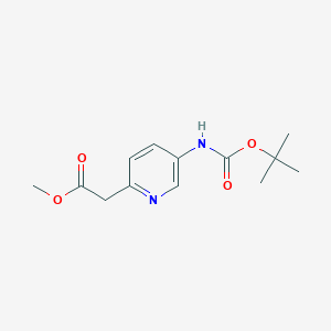 Methyl 5-(Boc-amino)pyridine-2-acetate