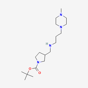 1-Boc-3-([(4-methyl-piperazin-1-ylpropyl)-amino]-methyl)-pyrrolidine