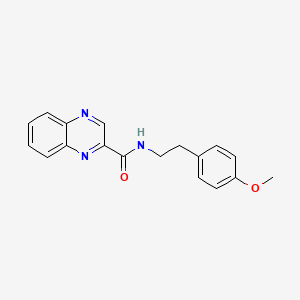 N-[2-(4-methoxyphenyl)ethyl]-2-quinoxalinecarboxamide