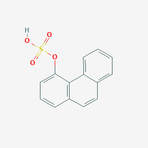 molecular formula C14H10O4S B1244235 4-Phenanthryl hydrogen sulfate 