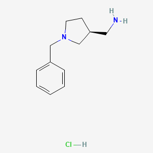 [(3S)-1-benzylpyrrolidin-3-yl]methanamine hydrochloride