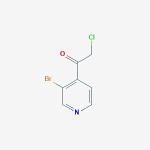 1-(3-Bromopyridin-4-YL)-2-chloroethanone