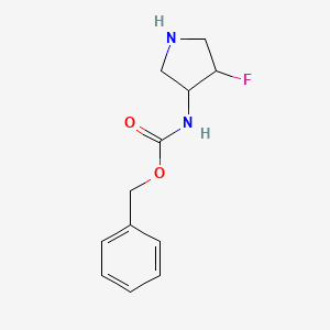 Benzyl ((3R,4R)-4-fluoropyrrolidin-3-yl)carbamate