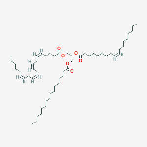 molecular formula C57H100O6 B1244241 TG(16:0/18:1(9Z)/20:4(5Z,8Z,11Z,14Z))[iso6] 