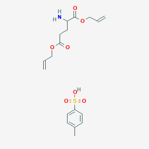 molecular formula C18H25NO7S B12442483 H-Glu(OAll)-OAll.TosOH 