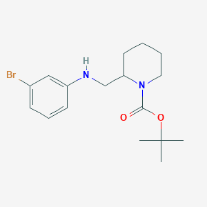 molecular formula C17H25BrN2O2 B12442495 1-Boc-2-[(3-bromo-phenylamino)-methyl]-piperidine CAS No. 887587-63-5