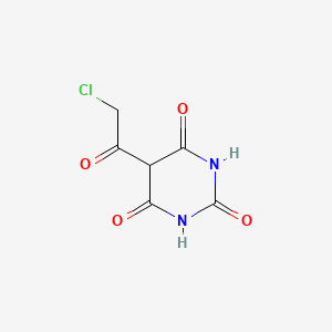 molecular formula C6H5ClN2O4 B12442502 5-(Chloroacetyl)pyrimidine-2,4,6(1H,3H,5H)-trione CAS No. 672286-67-8