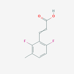 molecular formula C10H8F2O2 B12442511 3-(2,6-Difluoro-3-methylphenyl)prop-2-enoic acid CAS No. 773129-43-4