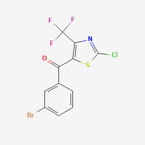 5-(3-Bromobenzoyl)-2-chloro-4-trifluoromethyl-1,3-thiazole