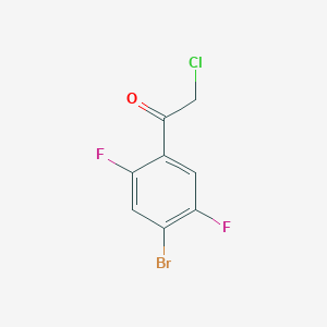 1-(4-Bromo-2,5-difluorophenyl)-2-chloroethanone