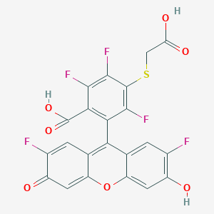 molecular formula C22H9F5O7S B1244256 OG-514 dye 