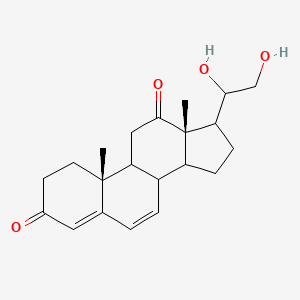 molecular formula C21H28O4 B12442574 (20S)-20,21-Dihydroxypregna-4,6-diene-3,12-dione 