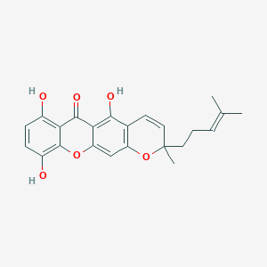 molecular formula C23H22O6 B1244262 Smeathxanthone B 