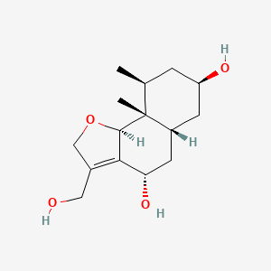 molecular formula C15H24O4 B1244263 Peribysin H 