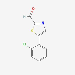 5-(2-Chlorophenyl)-1,3-thiazole-2-carbaldehyde