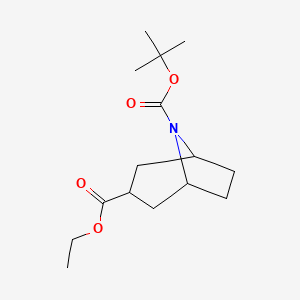 8-(Tert-butyl) 3-ethyl 8-azabicyclo[3.2.1]octane-3,8-dicarboxylate