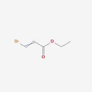 molecular formula C5H7BrO2 B12442704 Ethyl 3-bromo-2-propenoate 