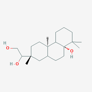 1,2-Ethanediol, 1-(1,2,3,4,4a,4balpha,5,6,7,8,8a,9,10,10a-tetradecahydro-8abeta-hydroxy-2alpha,4abeta,8,8-tetramethyl-2-phenanthryl)-