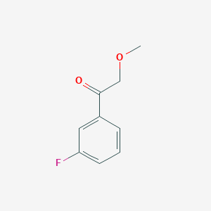 molecular formula C9H9FO2 B12442716 1-(3-Fluorophenyl)-2-methoxyethanone 