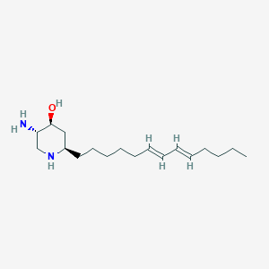 molecular formula C18H34N2O B1244272 Pseudodistomin D 