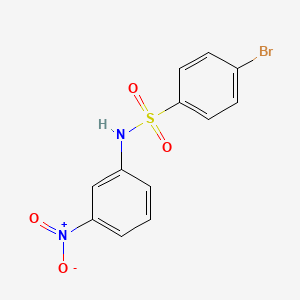 molecular formula C12H9BrN2O4S B12442741 4-bromo-N-(3-nitrophenyl)benzenesulfonamide 