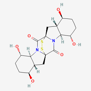 molecular formula C18H24N2O6S2 B1244277 rostratin A 