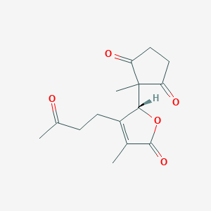 molecular formula C15H18O5 B1244280 Charminarone 