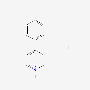 molecular formula C11H10IN B12442892 4-Phenylpyridinium iodide 