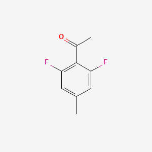 molecular formula C9H8F2O B12442915 1-(2,6-Difluoro-4-methylphenyl)ethanone 