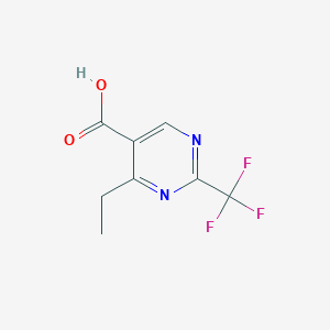 4-Ethyl-2-(trifluoromethyl)pyrimidine-5-carboxylic acid