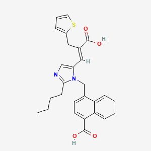 molecular formula C27H26N2O4S B1244298 Unii-A9T9wvah03 CAS No. 144143-97-5