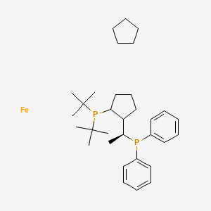 (S)-1-[(RP)-2-(Di-tert-butylphosphino)ferrocenyl]ethyldiphenylphosphine