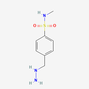 4-(hydrazinylmethyl)-N-methylbenzenesulfonamide