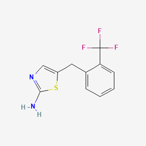 5-(2-(Trifluoromethyl)benzyl)thiazol-2-amine