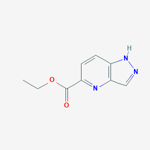 molecular formula C9H9N3O2 B12443050 Ethyl 1H-pyrazolo[4,3-b]pyridine-5-carboxylate 