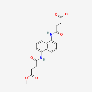 Dimethyl 4,4'-(1,5-naphthalenediyldiimino)bis(4-oxobutanoate)