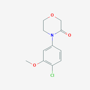 4-(4-Chloro-3-methoxyphenyl)morpholin-3-one