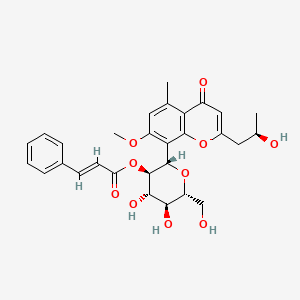 molecular formula C29H32O10 B1244311 Methyl aloesinyl cinnamate CAS No. 175413-23-7