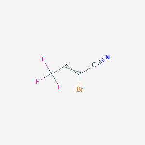 2-Bromo-4,4,4-trifluoro-2-butenenitrile