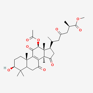 methyl (2R)-6-[(3S,10S,12S,13R,14R,17R)-12-acetyloxy-3-hydroxy-4,4,10,13,14-pentamethyl-7,11,15-trioxo-1,2,3,5,6,12,16,17-octahydrocyclopenta[a]phenanthren-17-yl]-2-methyl-4-oxoheptanoate