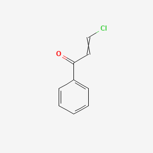 molecular formula C9H7ClO B12443195 3-Chloro-1-phenylprop-2-en-1-one 