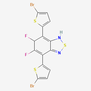 4,7-Bis(5-bromothiophen-2-yl)-5,6-difluoro-1,6-dihydro-2,1,3-benzothiadiazole