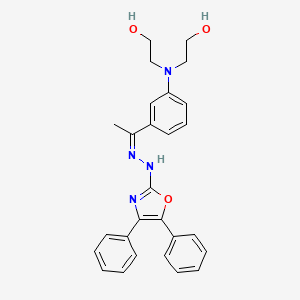 molecular formula C27H28N4O3 B1244320 Zimet 98/69 CAS No. 34744-36-0